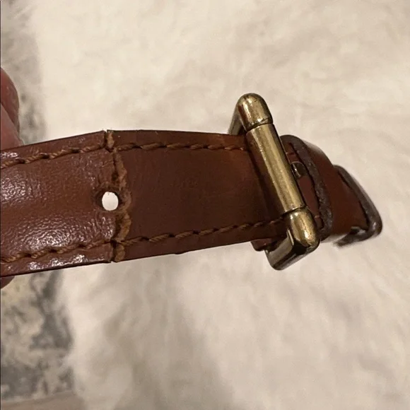 REHAB Authentic LV Louis Vuitton Leather Adjustable Crossbody Replacement Strap - Picture 4 of 11